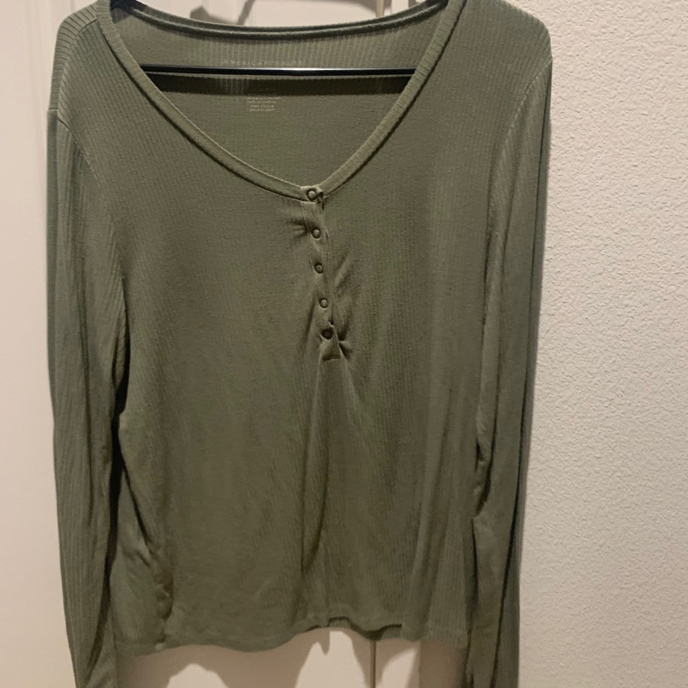Green American eagle top
